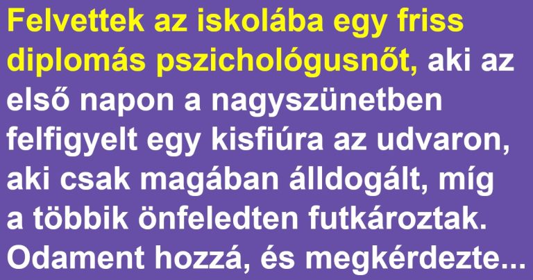 A kezdő pszichológusnő csúnyán lyukra futott