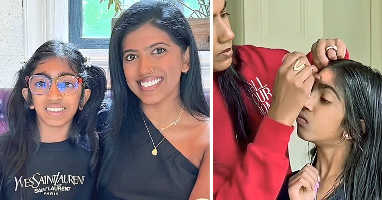 Fájdalmas okoból leborotváltam a 12 éves lányom arcát