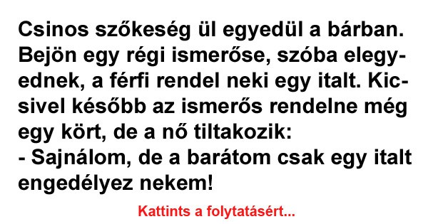 Csinos szőkeség ül egyedül a bárban