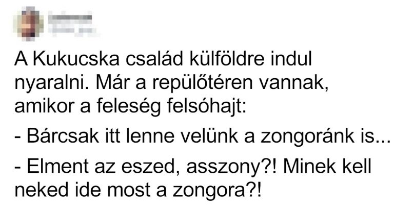 A Kukucska család külföldre indul nyaralni