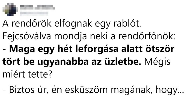 A rendőrök elfognak egy rablót