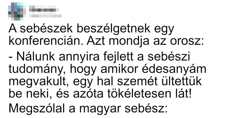 A sebészek beszélgetnek egy konferencián
