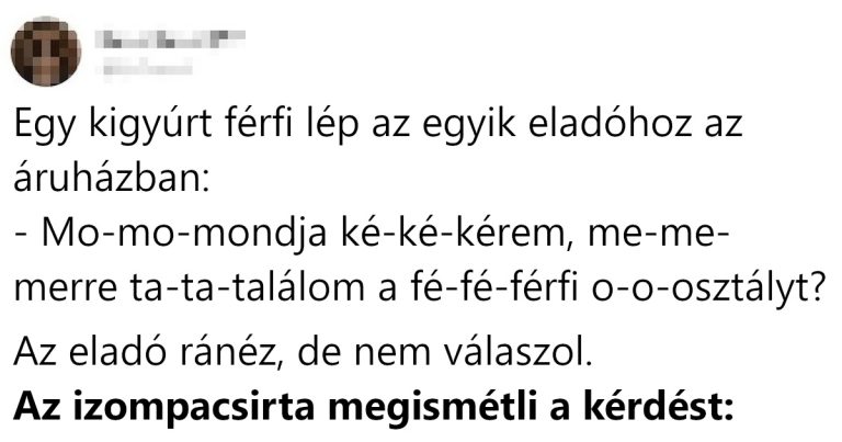 Egy kigyúrt férfi lép az egyik eladóhoz