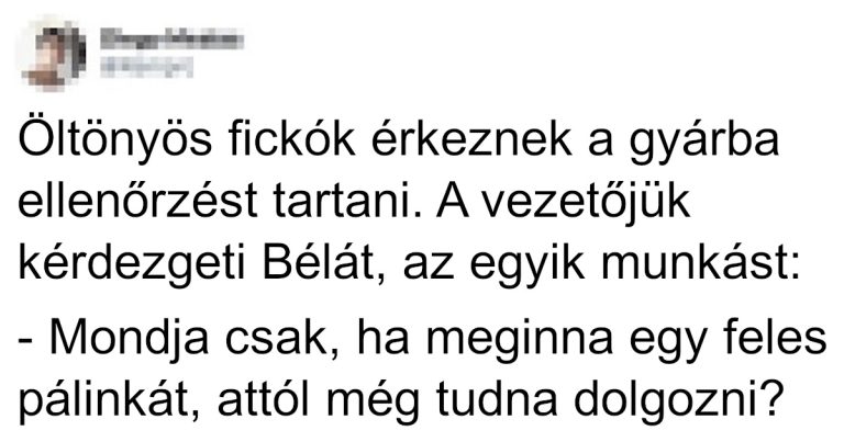 Öltönyös fickók érkeznek a gyárba