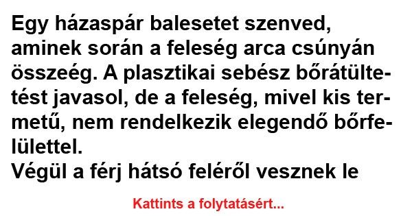 Egy házaspár balesetet szenved