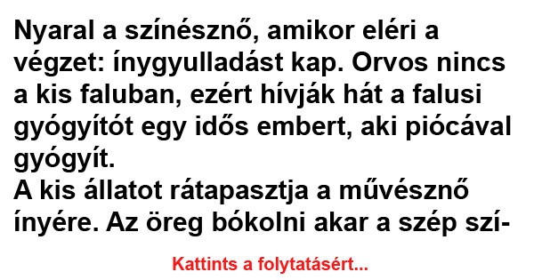 Nyaral a színésznő, amikor eléri a végzet