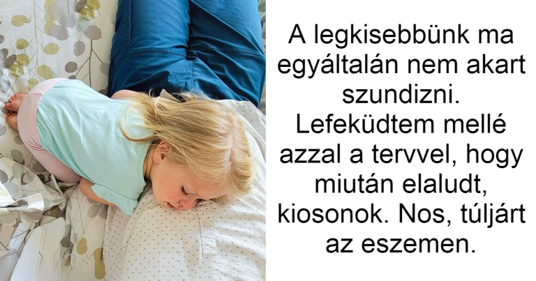 18 szülők által megosztott fotó, ami bizonyítja, hogy a gyerekek bárhol el tudnak aludni