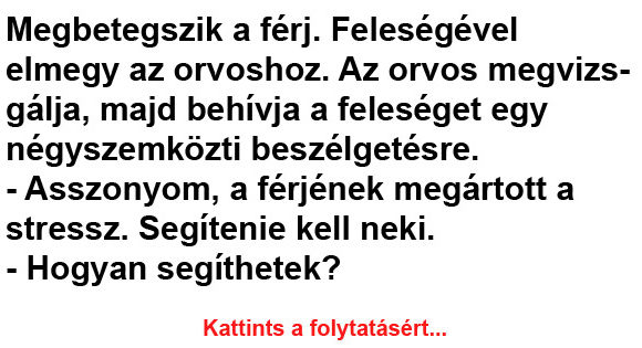 Megbetegszik a férj