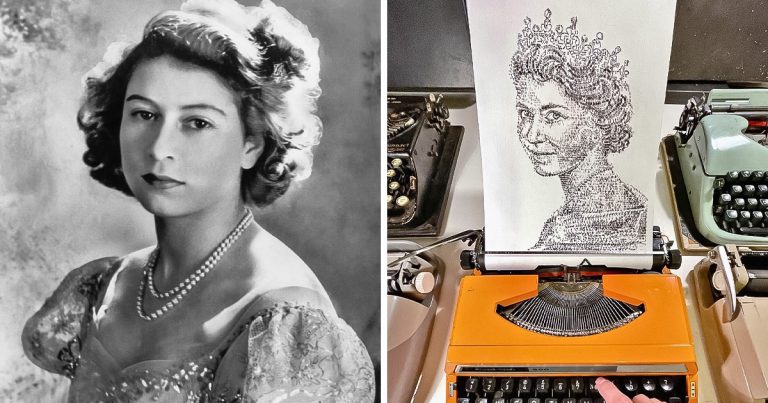 Bámulatos rajzokat készít írógéppel a férfi bizonyítva, hogy a világ a mi vásznunk