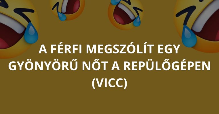 VICC: A férfi megszólít egy gyönyörű nőt a repülőgépen