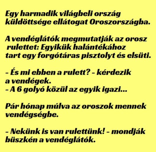 VICC: Orosz rulett