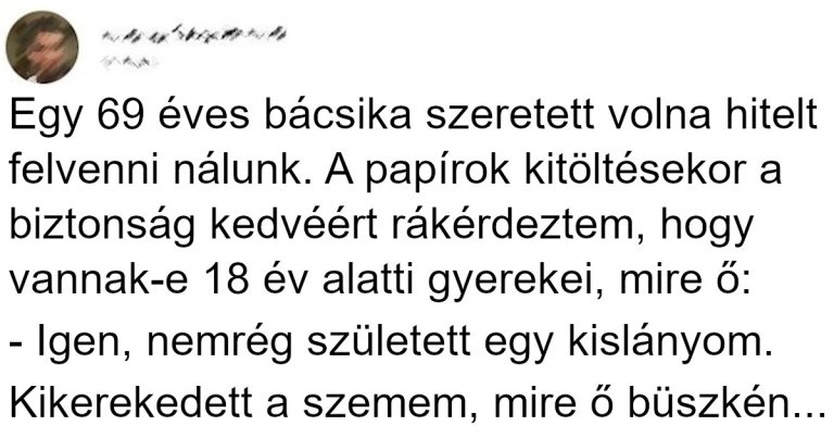 12 ember, aki szerint egy bankban is bármi előfordulhat