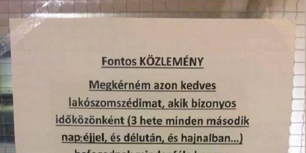 Durva levél fogadott a lépcsőházban: mikor elolvastam, úgy elpirultam, mint a főtt rák!