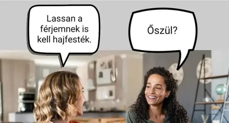 Lassan a férjemnek is kell hajfesték