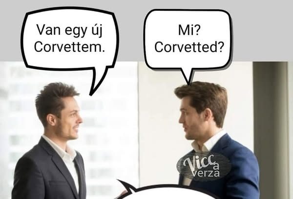 Van egy új Corvettem
