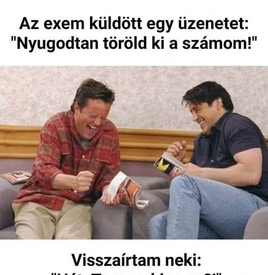 Az exem küldött egy üzenetet