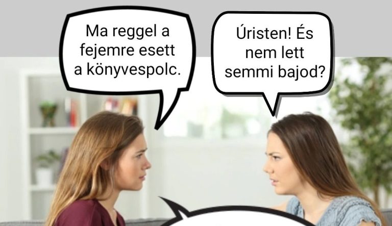 Ma reggel a fejemre esett a könyvespolc