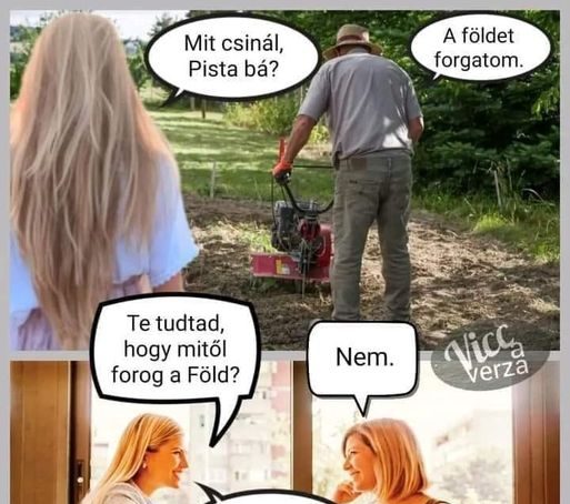 Mit csinál, Pista bá?