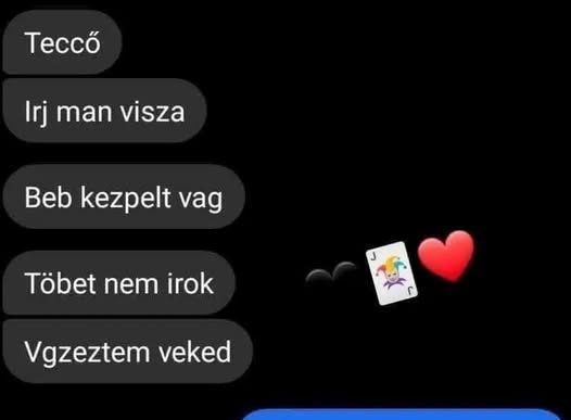 Teccő, irj mán visza