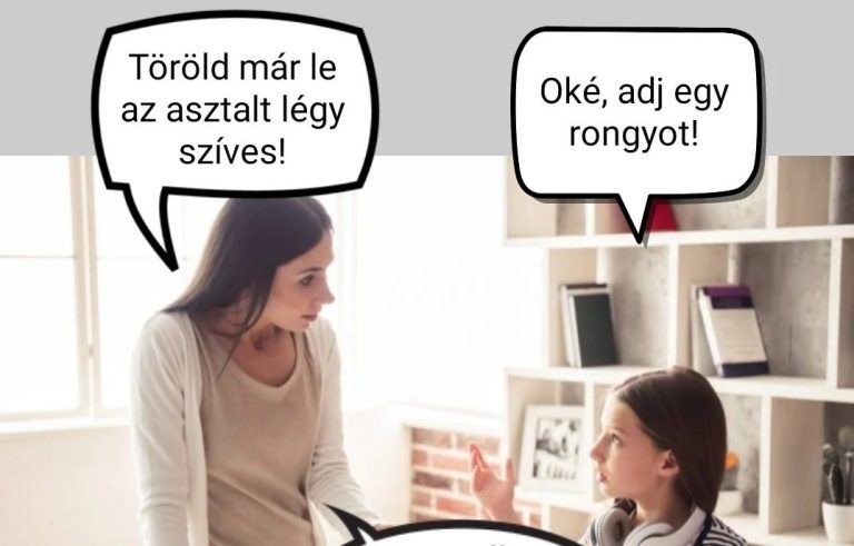 Töröld már le az asztalt légy szíves!