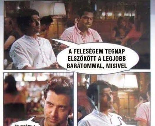 A feleségem tegnap elszökött…