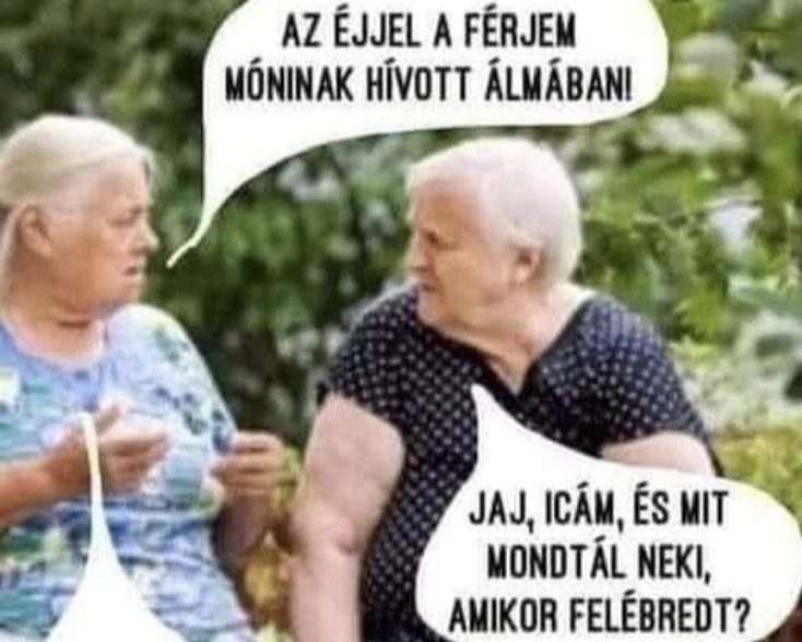 Az éjjel a férjem Móninak hívott álmában