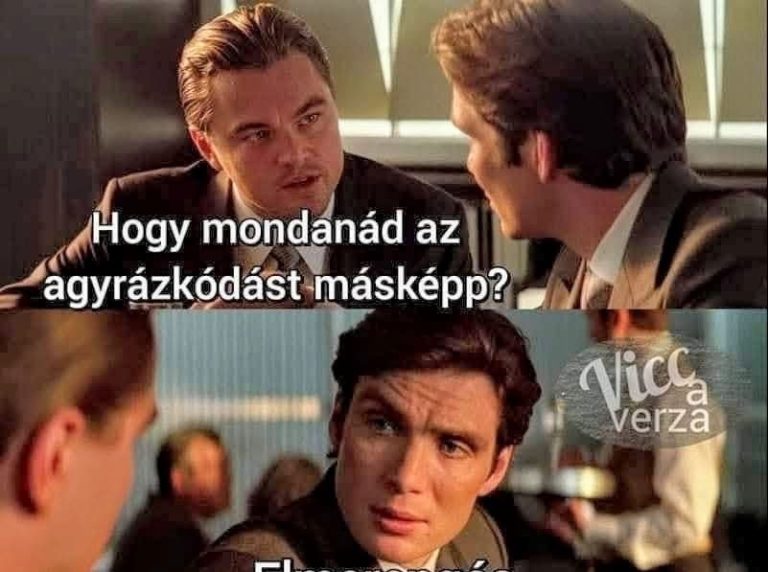 Hogy mondanád az…