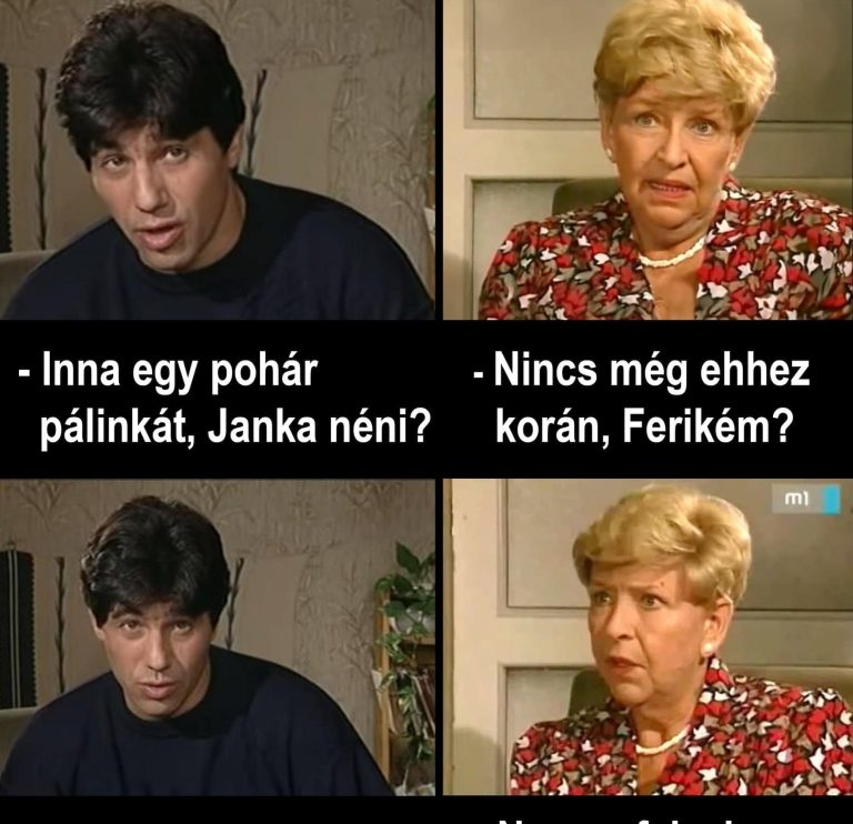 Inna egy pohárral, Janka néni?