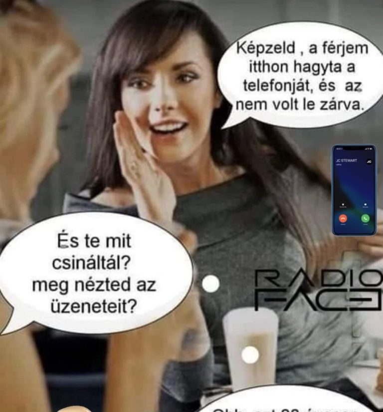 Képzeld, a férjem itthon hagyta…