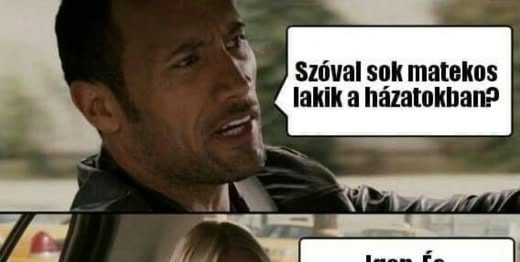 Szóval sok matekos lakik a házatokban?