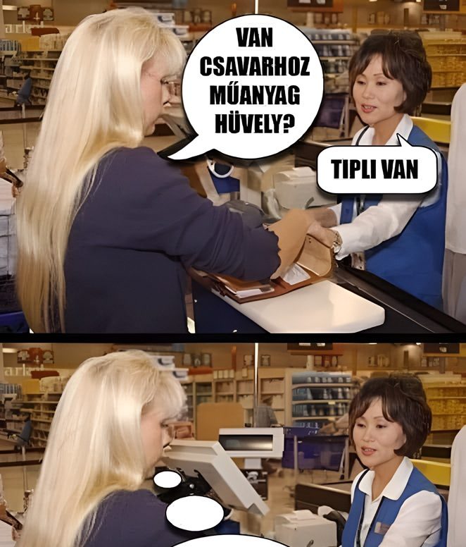 Van csavarhoz műanyag hüvely?