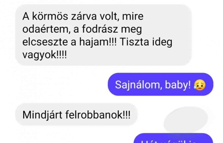A körmös zárva volt…