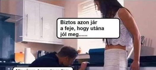 Biztos azon jár…
