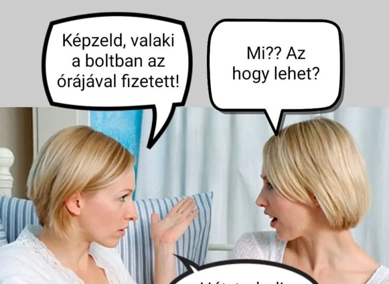Képzeld, valaki a boltban…