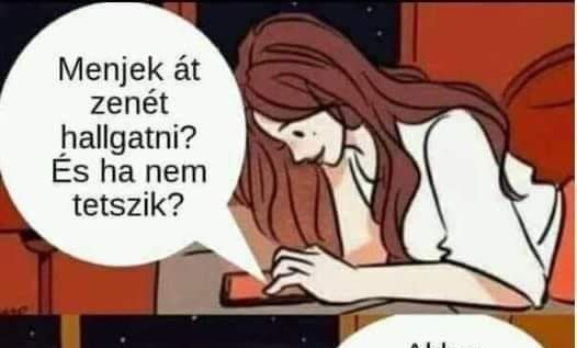 Menjek át zenét hallgatni?