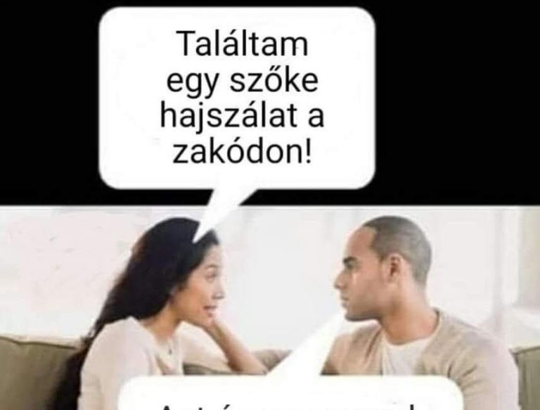 Találtam egy szőke hajszálat…