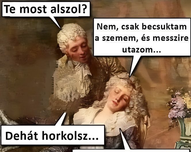 Te most alszol?