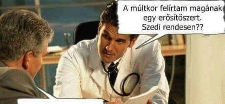 Múltkor felírtam magának