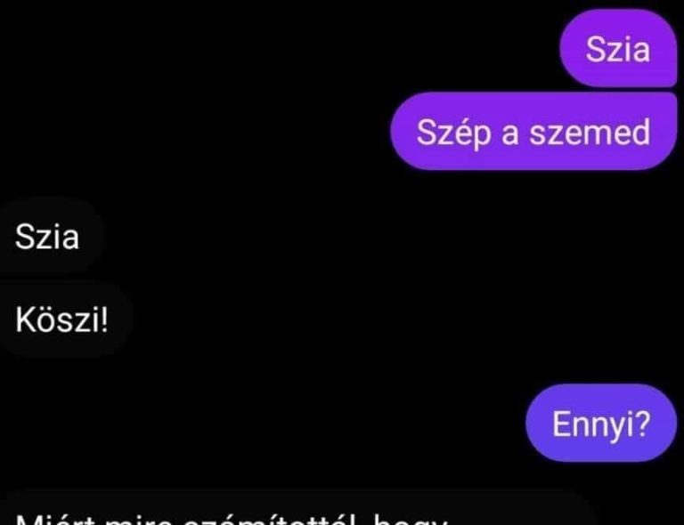 Szép a szemed
