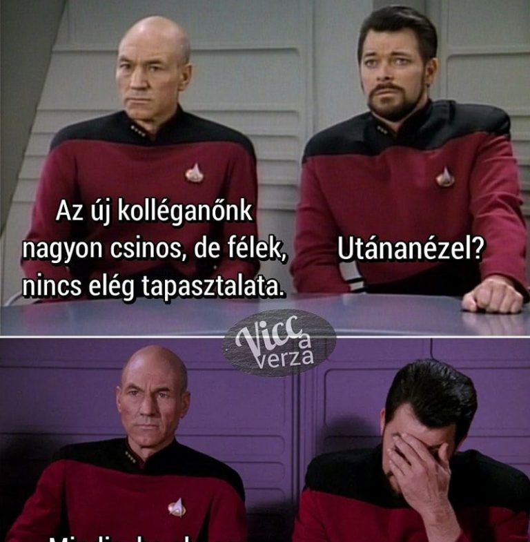 Az új kolléganőnk…