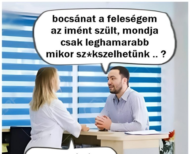 Bocsánat, a feleségem…