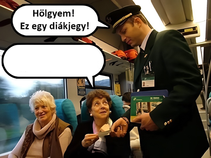 Ez egy diákjegy!