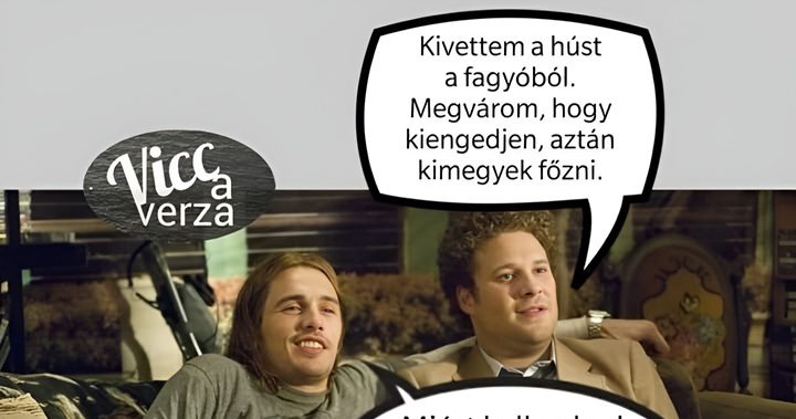 Kivettem a húst…