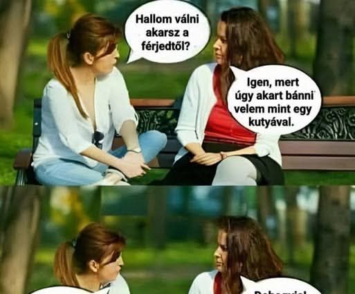 Válni akarsz a férjedtől?