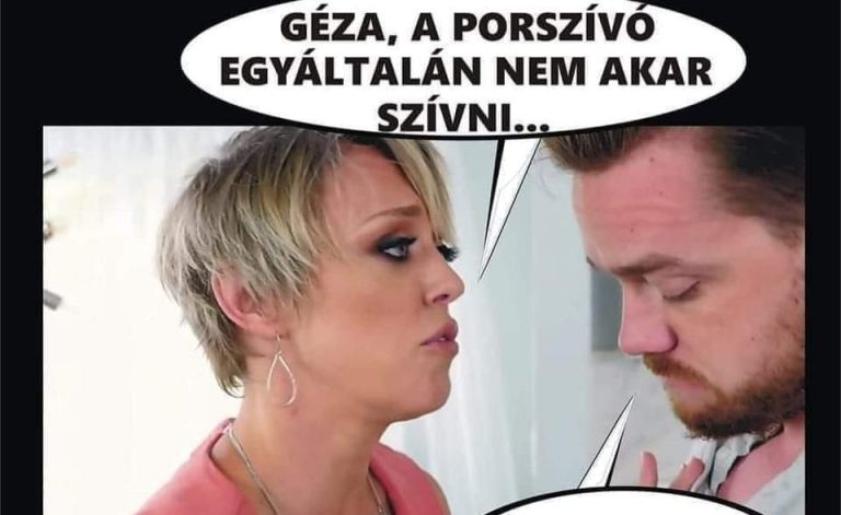 A porszívó egyáltalán nem…