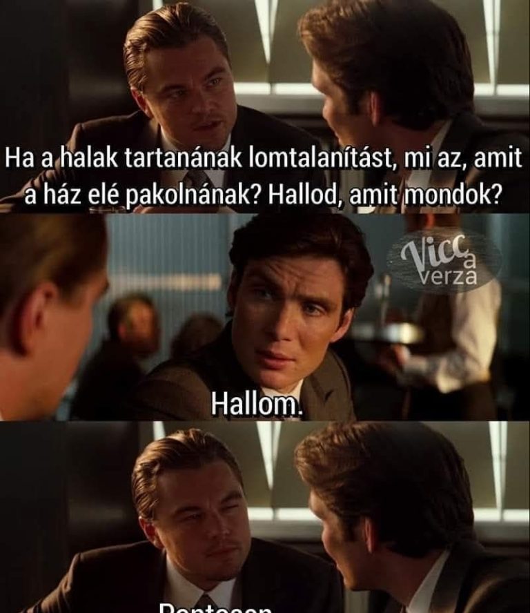 Ha a halak tartanának…