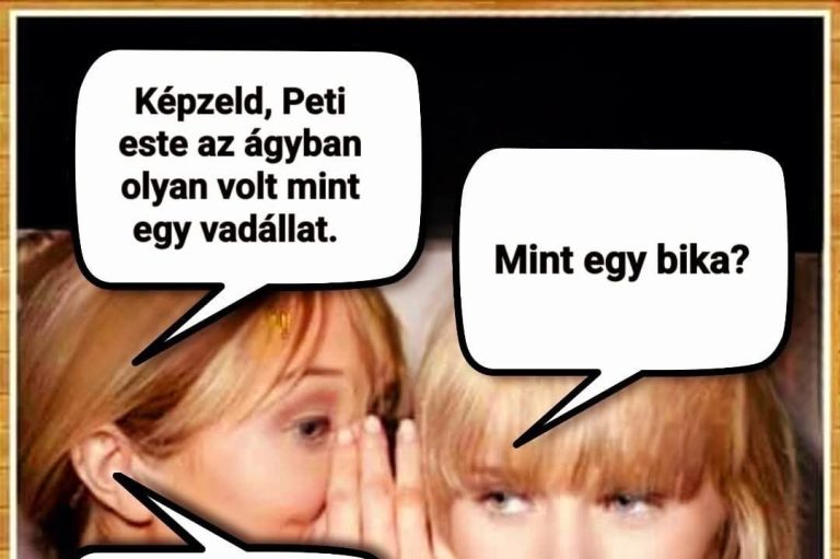 Képzeld, Peti este…