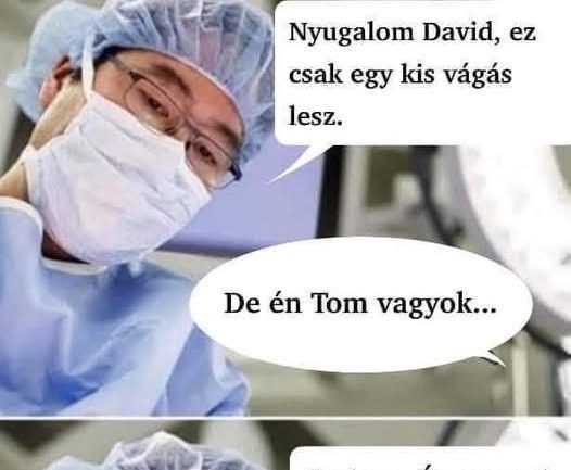 Nyugalom, ez csak egy kis vágás lesz
