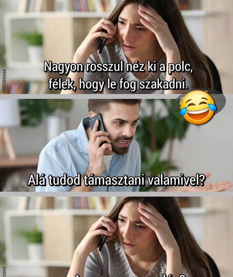 A polc le fog szakadni