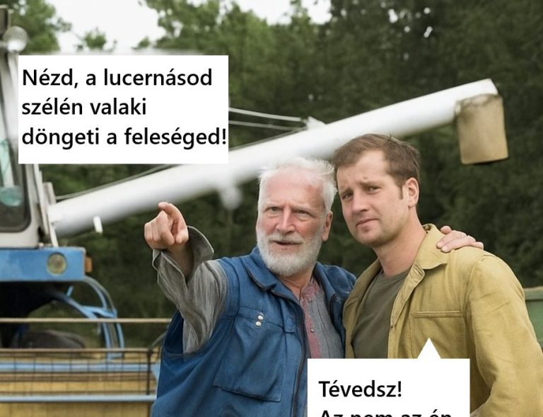 Nézd, a lucernásod szélén…